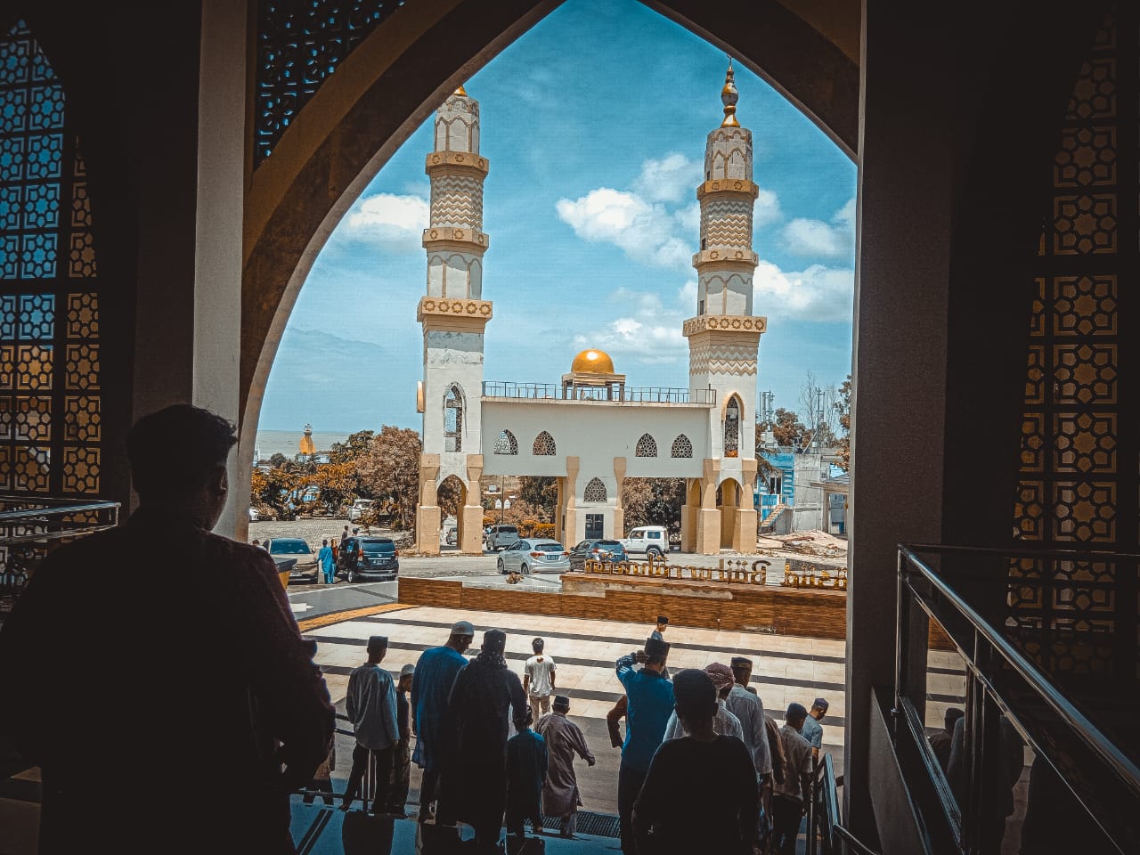 Keindahan Masjid Ibadur Rahaman Karimun